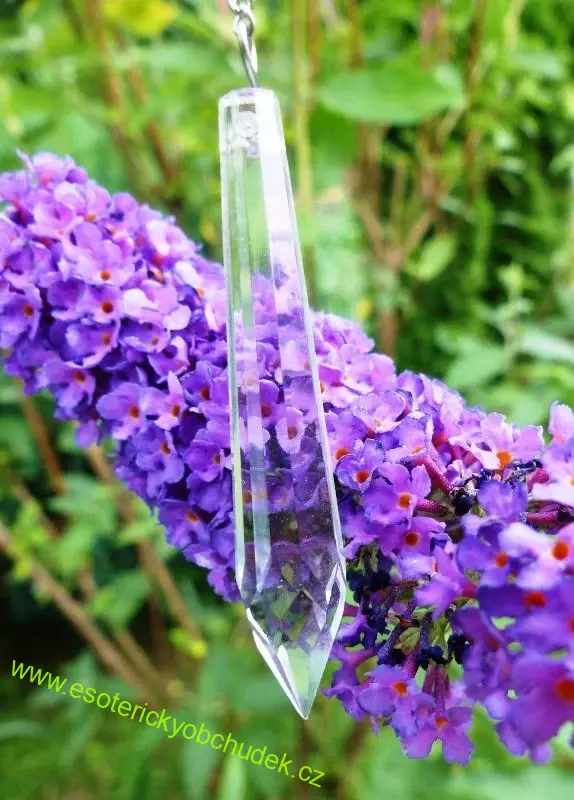 Kyvadlo - kvalitní křišťálové sklo 7,5 cm