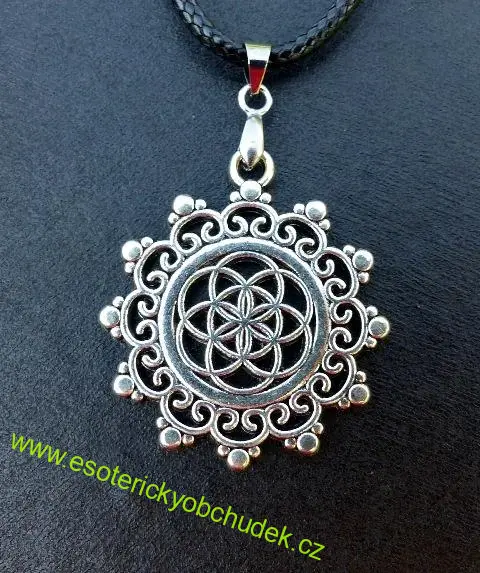 Přívěsek - Semeno života (květ života) - 3,3 cm
