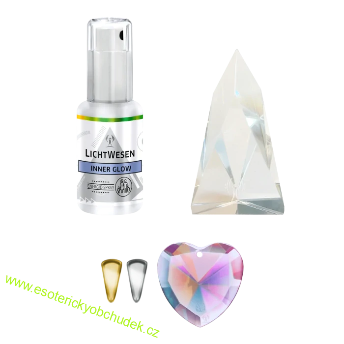 VYSOKOFREKVENČNÍ KRYSTAL SRDCE - VNITŘNÍ ZÁŘE VNITŘNÍ ZÁŘE (INNER GLOW) - PROPOJENÍ ZÁŘIVÉHO JÁ S LIDSKOU OSOBNOSTÍ, TICHÁ RADOST, VNITŘNÍ MÍR, PROŽÍVÁNÍ VNITŘNÍHO SVĚTLA