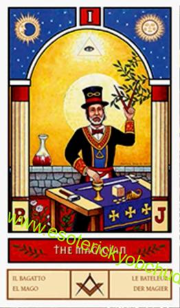 Tarot MASONIC - Zednářský tarot - Patricio Diaz Silva