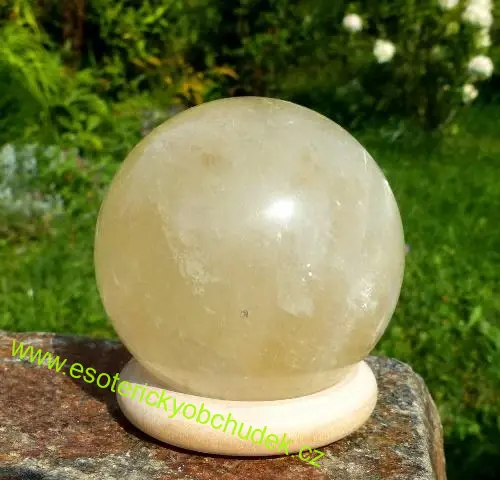 KOULE ZLATÝ KALCIT 6,3 cm - 1