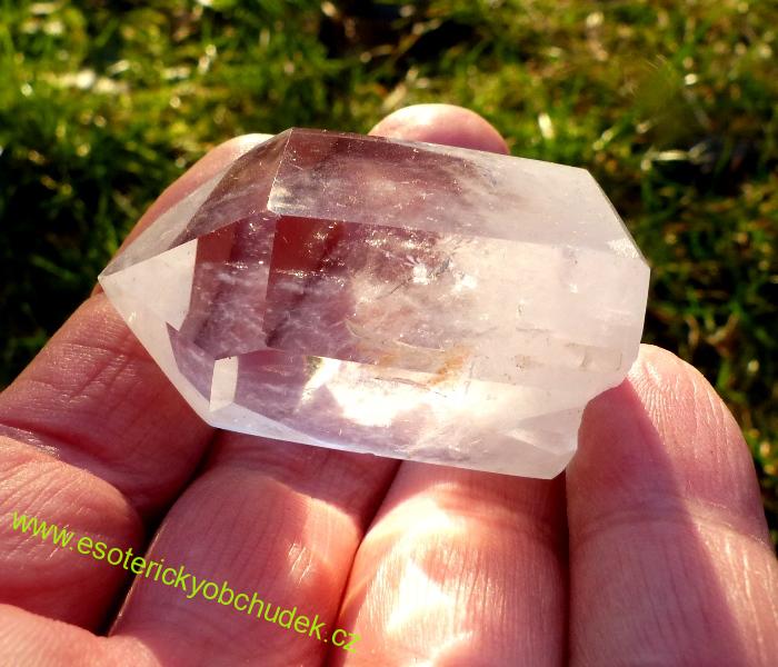 KŘIŠŤÁL - krystal dobrušovaný (špice leštěná) 4,7 cm