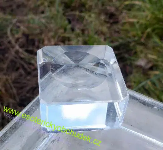 VĚŠTECKÁ KOULE 8 cm v dárkové krabičce + návod + stojánek (dřevěný kroužek)
