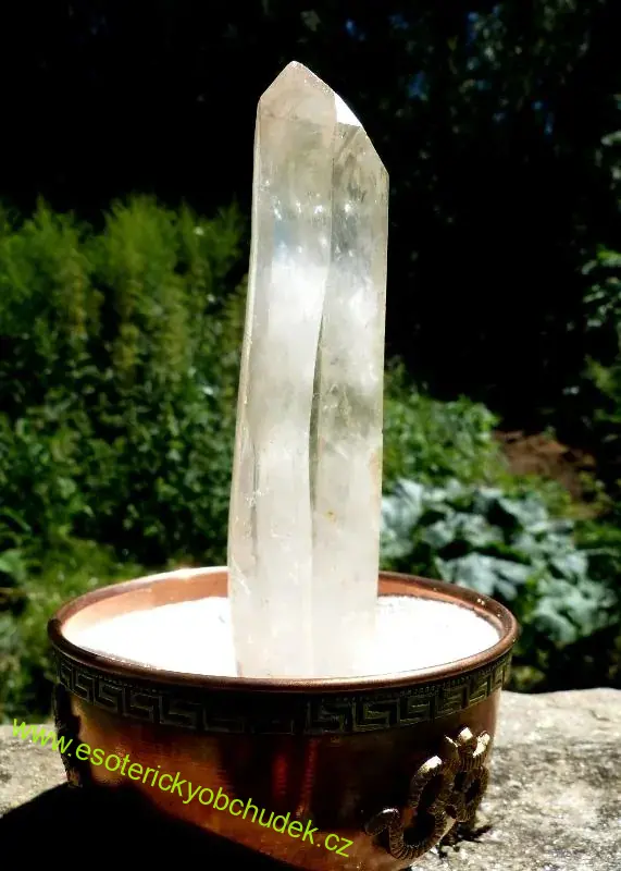 KŘIŠŤÁL - čirý laserový dvojkrystal 14,5 cm 