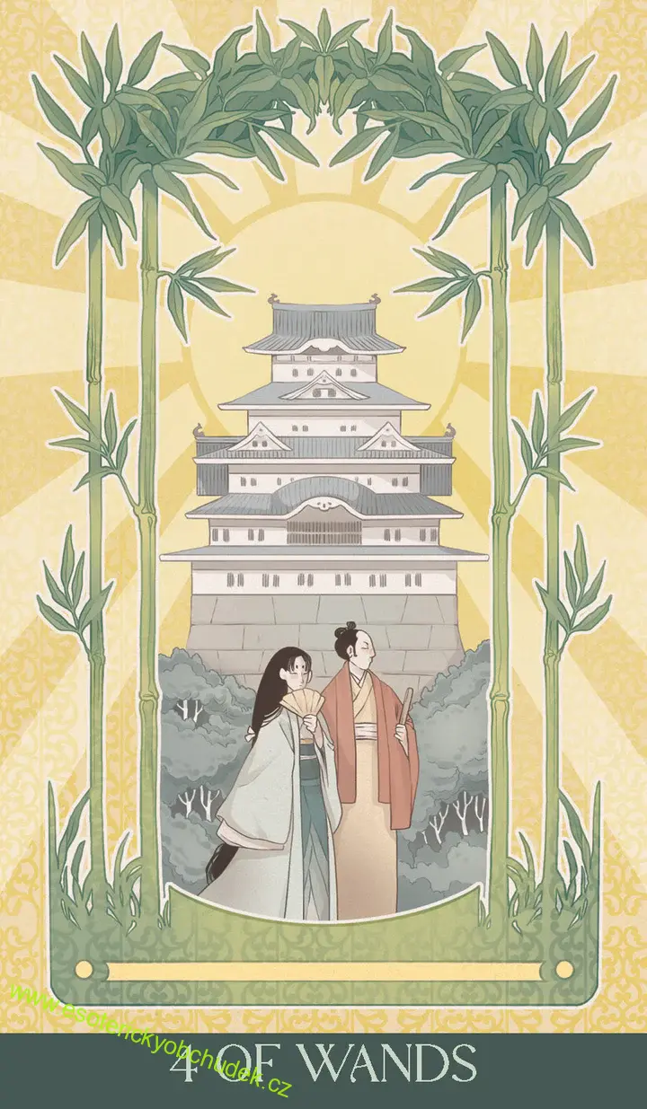 Japanese Art Nouveau Tarot - Japonský secesní tarot - Marga Biazzi a Debora Mayfair
