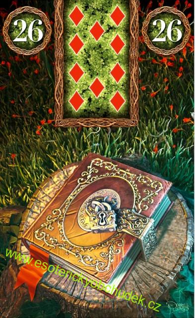 FAIRY LENORMAND ORACLE CARDS - Vílí Lenormand - věštecké karty - David Corsi