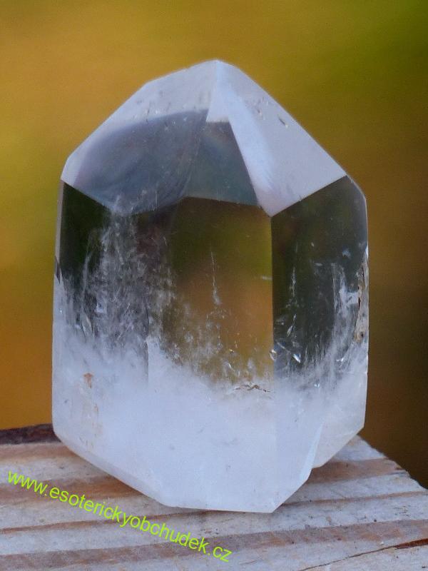 KŘIŠŤÁL - krystal dobrušovaný (špice leštěná) 4,7 cm