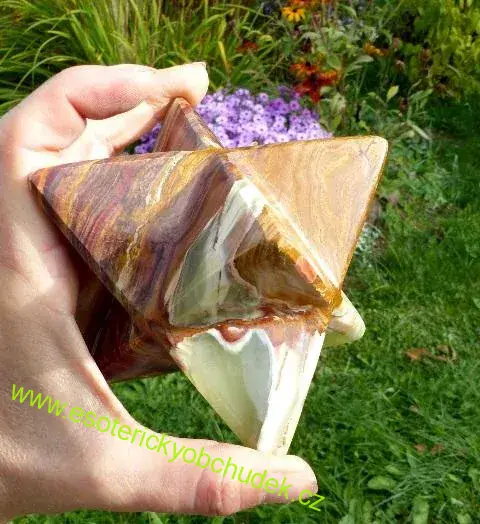 Merkaba - aragonit - cca 13 cm