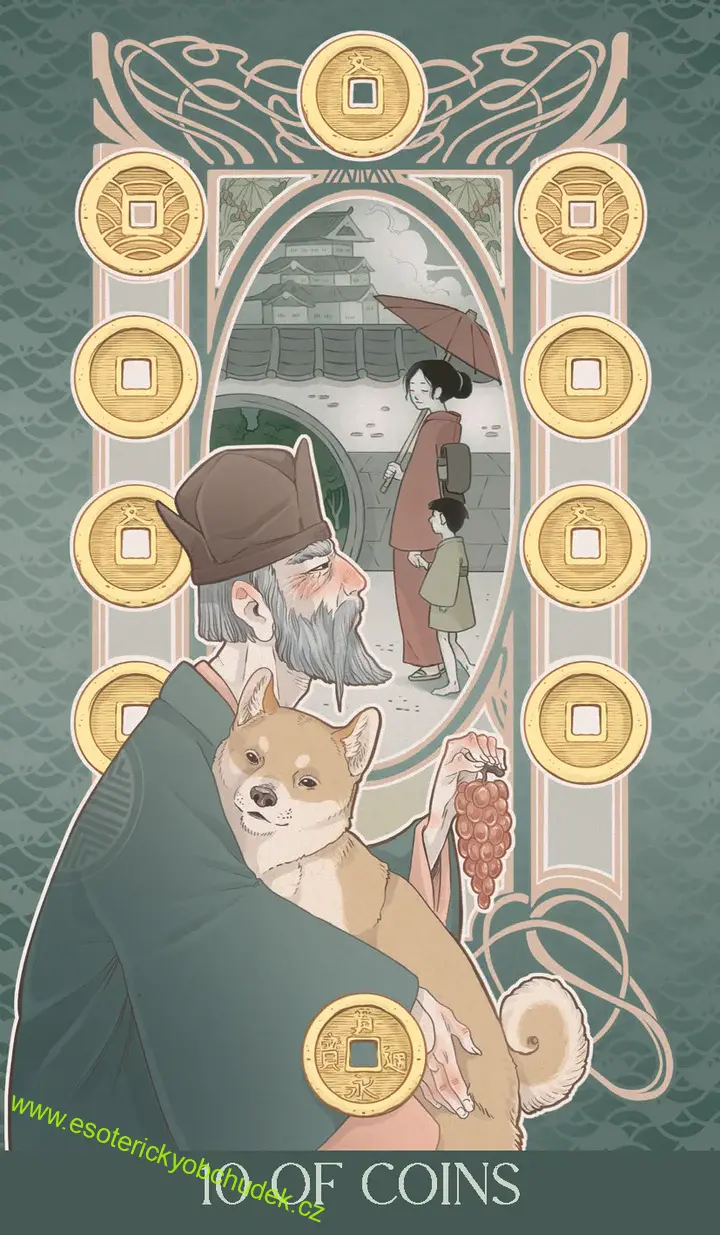 Japanese Art Nouveau Tarot - Japonský secesní tarot - Marga Biazzi a Debora Mayfair