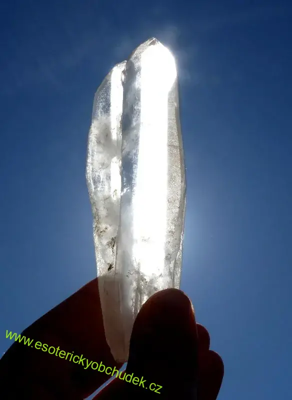KŘIŠŤÁL - čirý laserový dvojkrystal 14,5 cm 