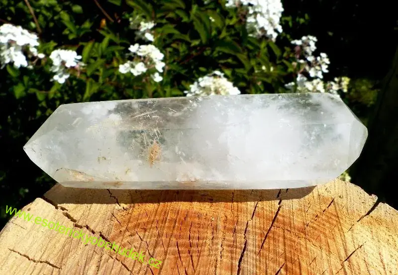 KŘIŠŤÁL - oboustranný broušený krystal 11,7 cm