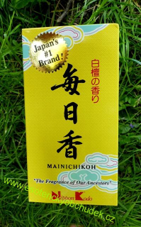 Japonské vonné tyčinky - SANTAL/ Nippon MAINICHI KOH Sandal 370 ks