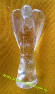 Anděl - křišťál - 3 cm