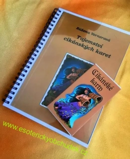 Cikánské karty - TAJEMSTVÍ CIKÁNSKÝCH KARET kniha + 32 karet - Růžena Vernerová