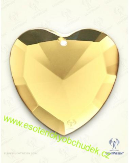 ŽLUTÝ ELOHIM - VYSOKOFREKVENČNÍ KRYSTAL SRDCE - RADOST A ŽIVOST, OPTIMISMUS, PŘIJÍMÁNÍ, NADŠENÍ, PŘÍSTUP K VĚDĚNÍ DUŠE, ŠTĚSTÍ