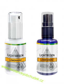 116. Esence "LVÍ SRDCE"  (Löwenherz) - spojení s vnitřní silou a moudrostí, pro zpřítomnění, odvahu a jednání v těžkých časech