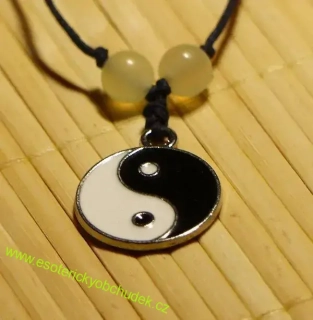 Přívěsek Monáda Jin-Jang s Jadeitem