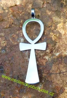 Přívěsek Anch - nilský kříž (ankh)- nerez ocel 4 cm 