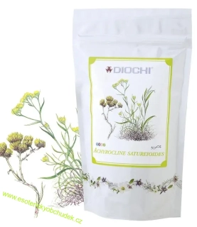 ACHYROCLINE SATUREOIDES 80 g - čaj DIOCHI - napomáhá normálnímu trávení, je vynikajícím relaxačním a tonizačním čajem s výbornou chutí.
