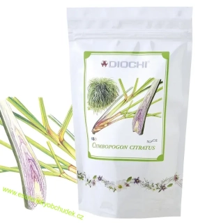 CYMBOPOGON CITRATUS 100 g - čaj DIOCHI - vitamíny, minerály a další, má skvělou chuť s citronovou vůní