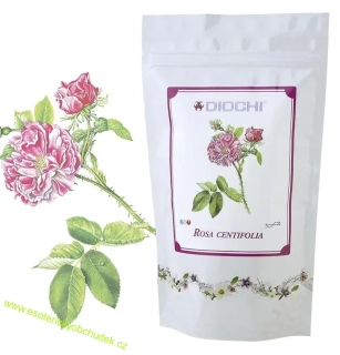 ROSA CENTIFOLIA - Růže stolistá 60 g - čaj DIOCHI - zlepšuje potíže trávicího ústrojí a pozitivně působí na duševní rovnováhu, klid a spánek