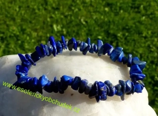 Náramek - LAPIS LAZULI sekaný - extra kvalita