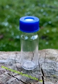 Lahvička/sklenička/ampulka s víčkem na závit 2 ml