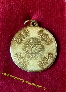 23) SYMBOL PĚTI POŽEHNÁNÍ - staromosaz