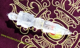 Phurba -  křišťál 11,4 cm
