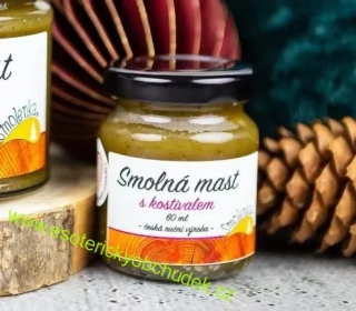 Smolná mast s kostivalem 60 ml - regenerace svalů a kloubů