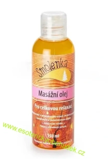 Masážní olej se smrkovou pryskyřicí