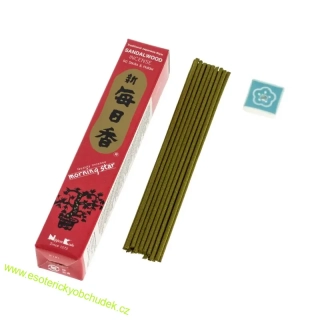 Japonské vonné tyčinky SANDALWOOD / SANTAL 50ks / Nippon Morning Star 