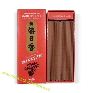 Japonské vonné tyčinky - MYRHA - MYRRH50 ks / Nippon Morning Star