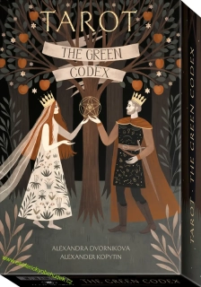 Green Codex Tarot KIT - Tarotová sada s knihou v AJ - Zelený kodex - Alexandra Dvornikova, návod od Alexandra Kopytina