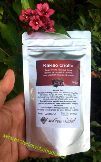 RITUÁLNÍ KAKAO CRIOLLO - Señor Felipe 100 g -  ručně vyrobená čokoláda - kousky - z kakaové hmoty odrůdy Criollo (Peru)