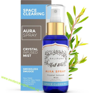 Harmonizační aura sprej ČISTÝ PROSTOR / SPACE CLEARING -  neutralizacE těžkých, cizích a negativních energií v místnostech i v osobním energetickém poli- Balipura 100 ml - 