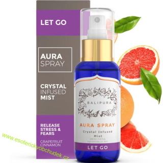 Harmonizační aura sprej UVOLNĚNÍ / LET-GO - Balipura 100 ml -  emoční uvolnění, spánek, relaxace, rovnováha, odpočinek